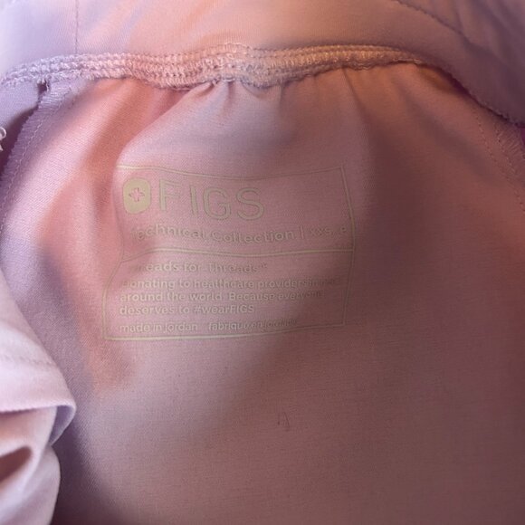 Figs Women's Pink Scrub Top - Picture 3 of 7